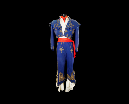 Blue Chinaco Costume - Museo de la Charrería CDMX